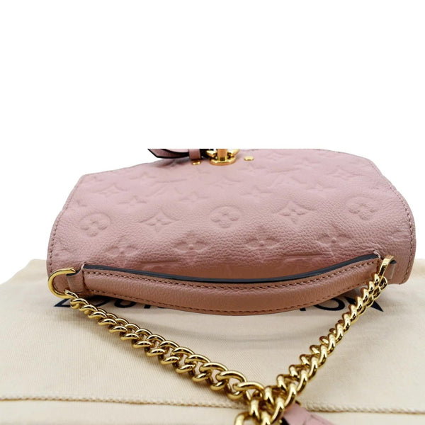 LOUIS VUITTON Blanche BB Empreinte Leather Shoulder Bag Rose Poudre
