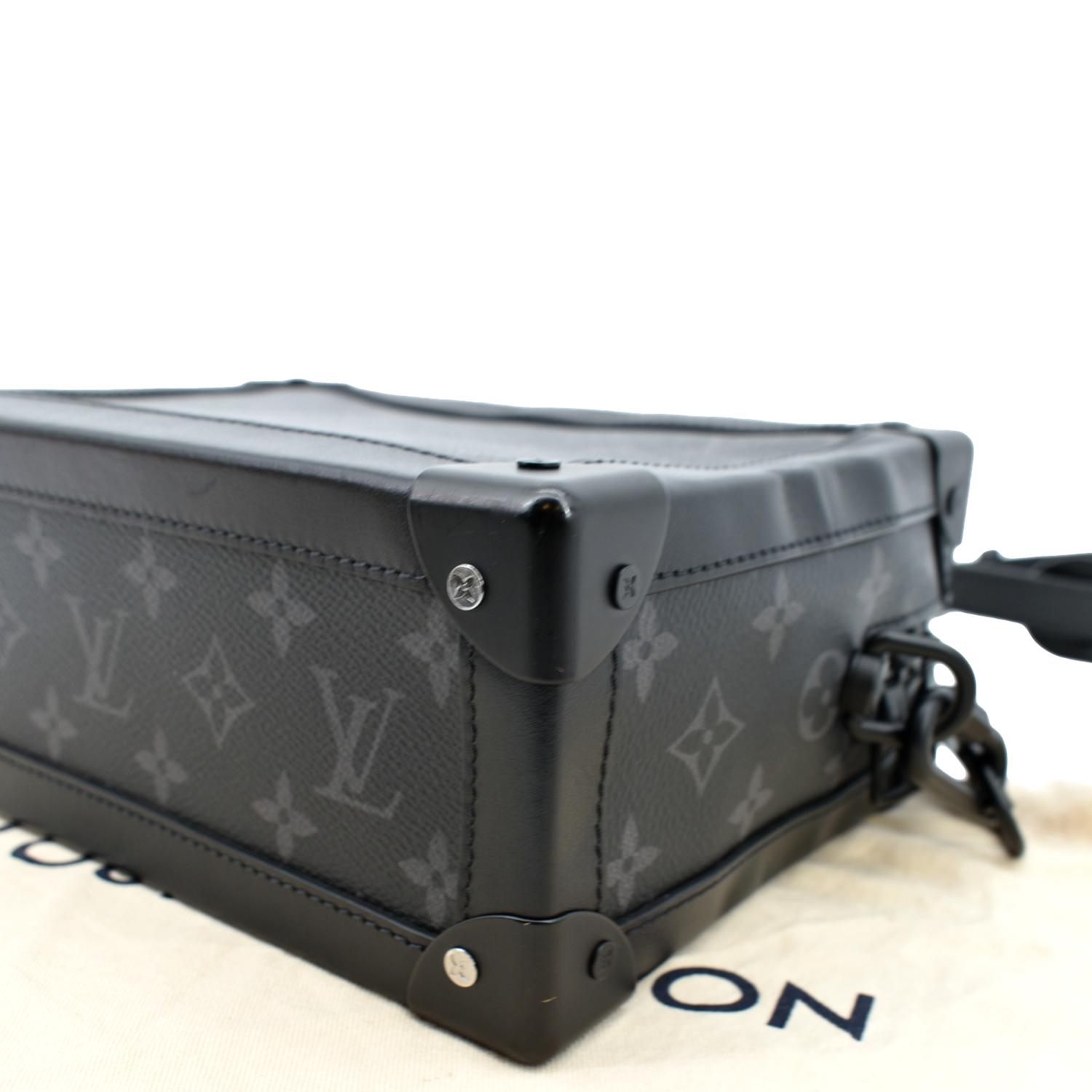 Louis Vuitton Black Monogram Mesh Soft Trunk Shoulder Bag Louis