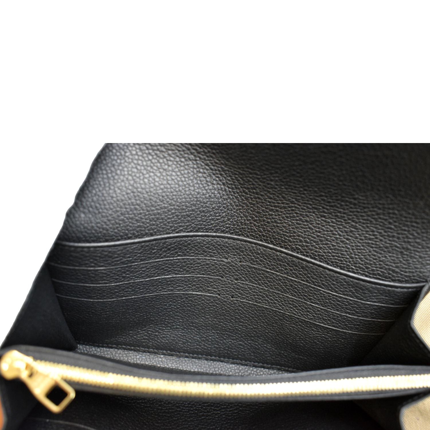 Louis Vuitton Sarah Wallet in Black Empreinte Monogram Leather