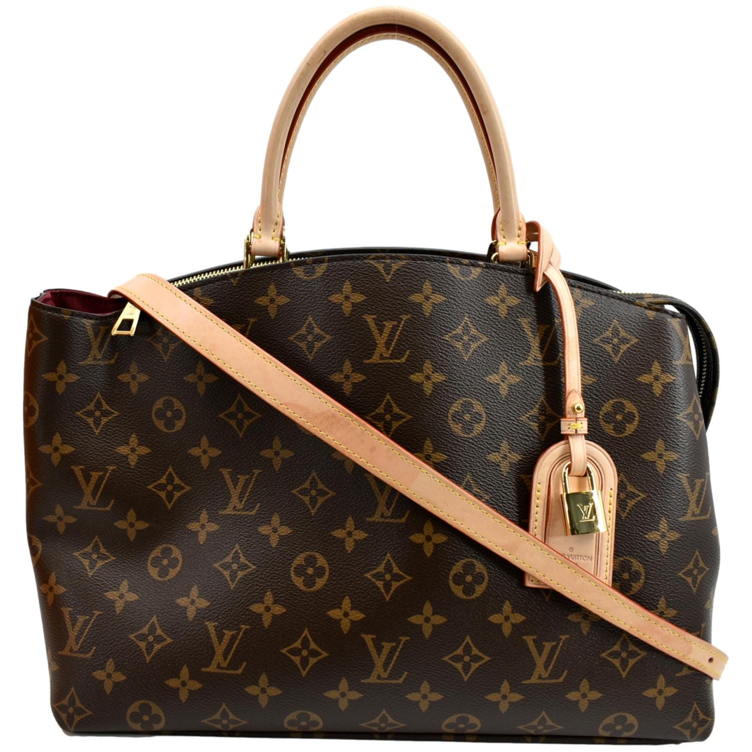 LOUIS VUITTON Grand Palais Monogram Canvas Shoulder Bag Brown