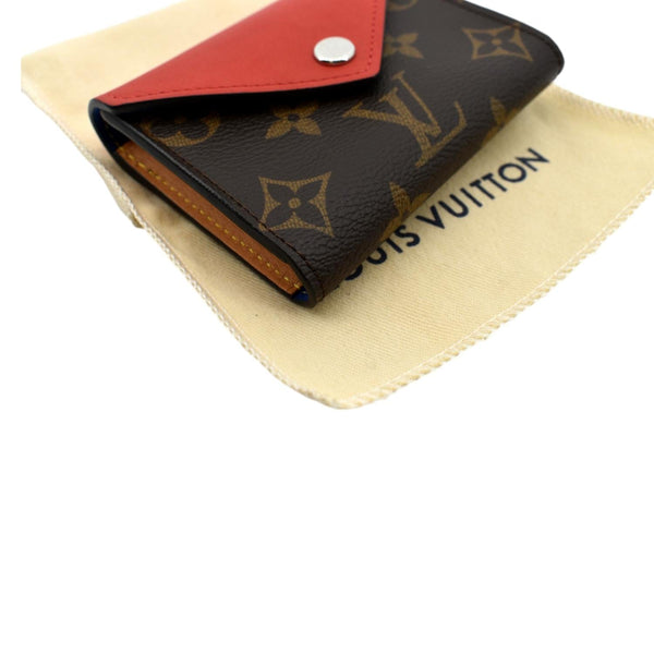 Louis Vuitton  Zoe Monogram Leather Wallet Cerise - Bottom Left