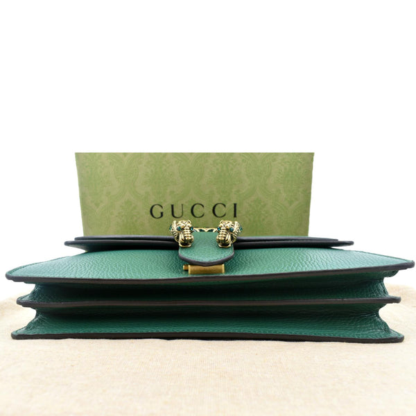 Gucci Dionysus Small Leather Shoulder Bag Emerald - Bottom