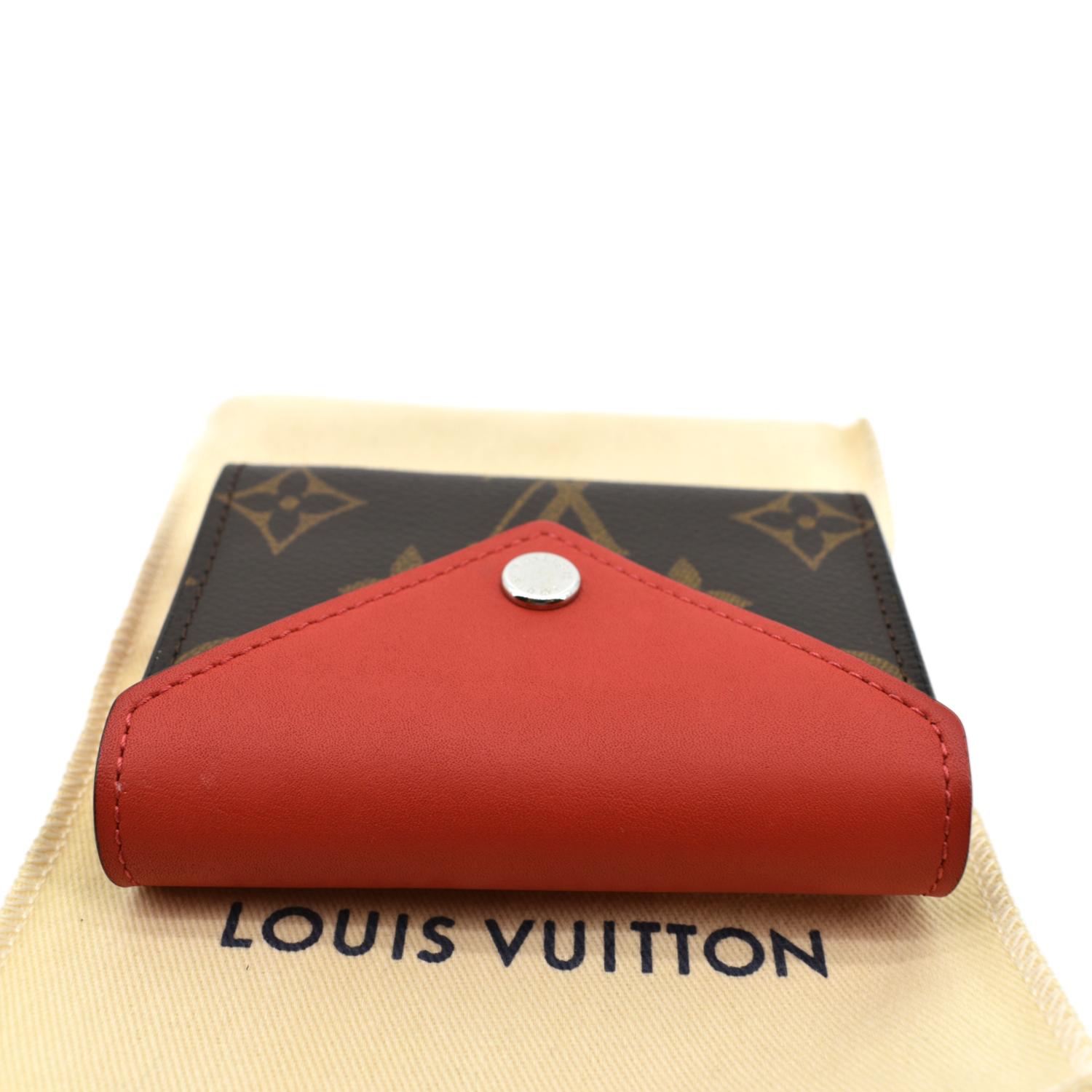 Louis Vuitton Monogram Lv Pop Portefeuille Zoe Wallet Leather Rose M68673  /Yo14