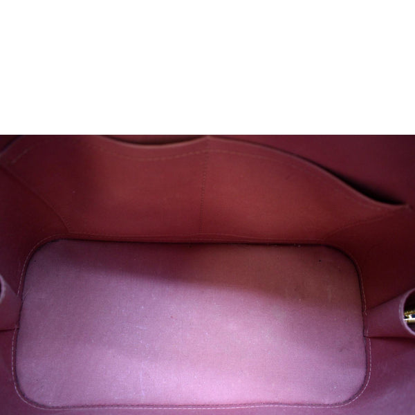 Louis Vuitton Alma MM Monogram Vernis Satchel Bag - Inside