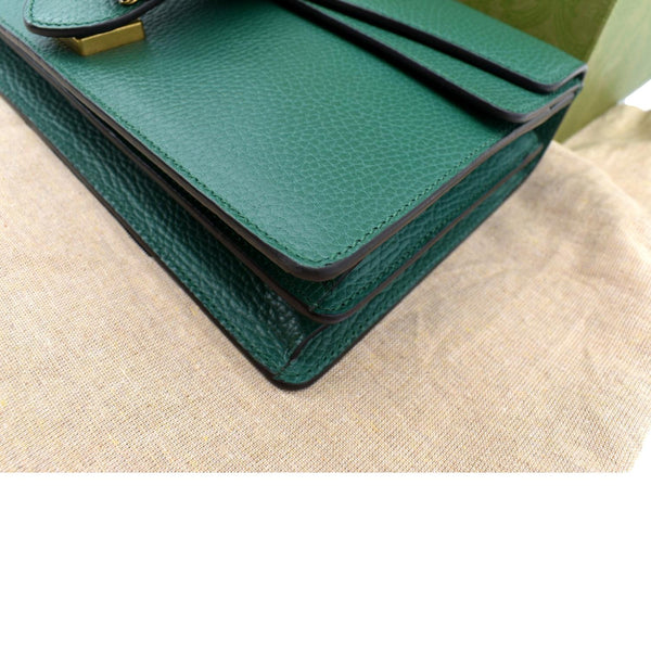 Gucci Dionysus Small Leather Shoulder Bag Emerald - Bottom Right