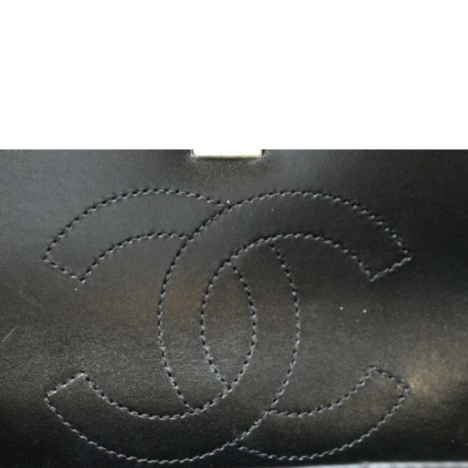 CHANEL Lambskin Quilted Medium Trendy CC Flap Dual Handle Bag Black 1299050