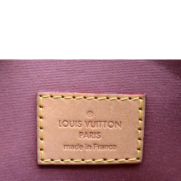 Louis Vuitton Alma MM Monogram Vernis Satchel Bag - Made In France