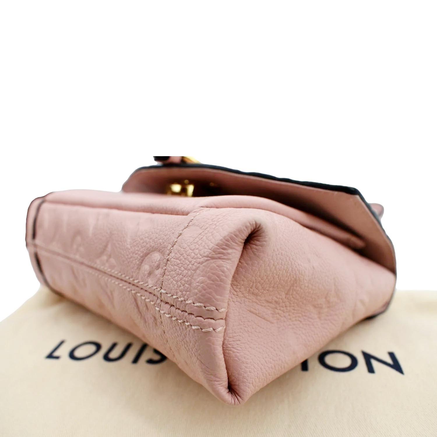 LOUIS VUITTON Blanche BB Empreinte Leather Shoulder Bag Rose Poudre