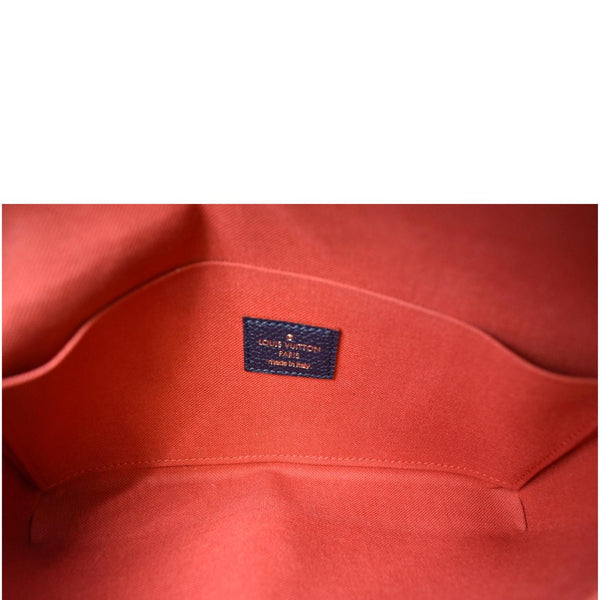 LOUIS VUITTON Felicie Monogram Empreinte Pochette Crossbody Bag Marine Rouge