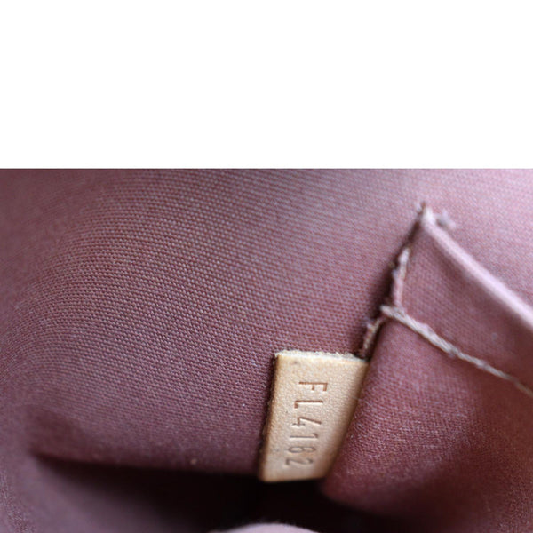 Louis Vuitton Alma MM Monogram Vernis Satchel Bag - Serial Number