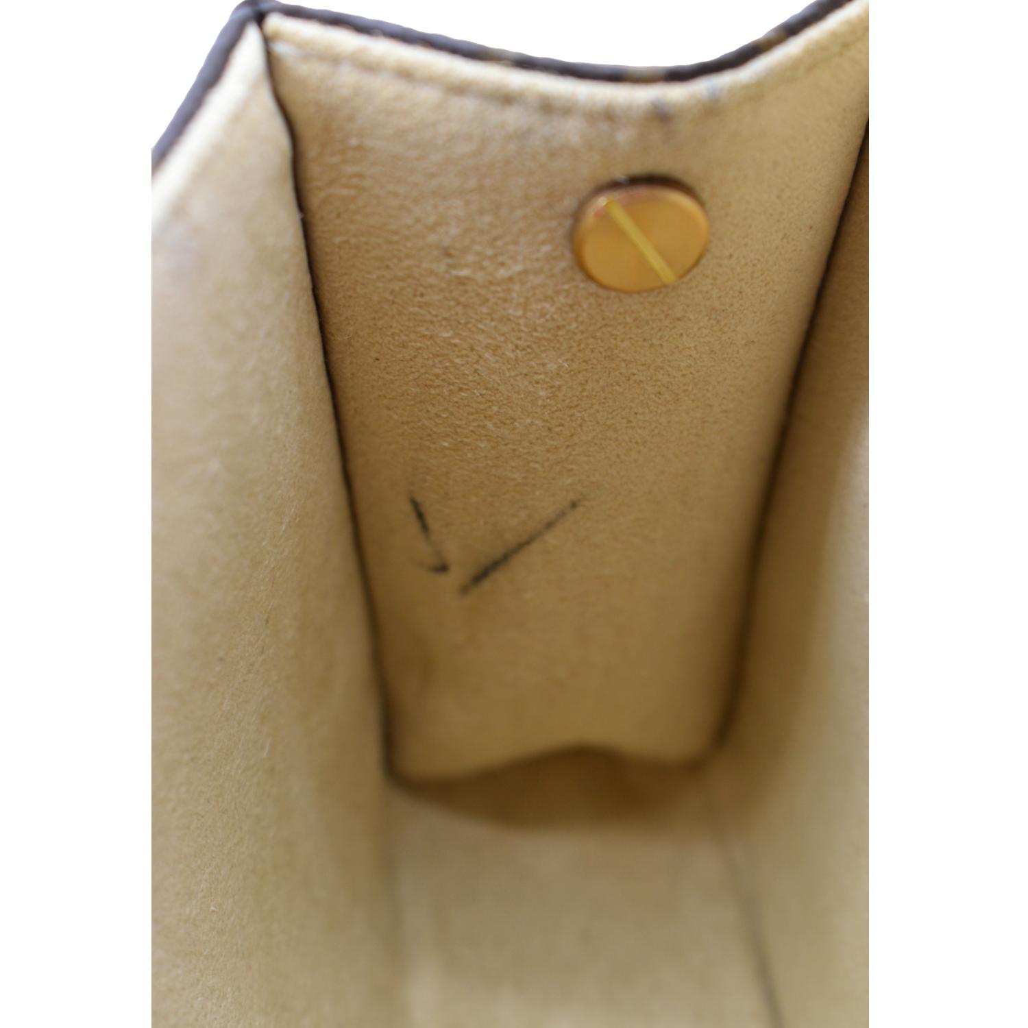 Louis Vuitton Monogram Pochette Florentine Leather Suede Brown Waist bag  586