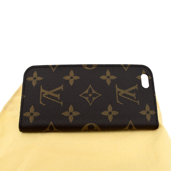 Louis Vuitton iPhone Monogram Canvas Phone Case Brown - Top
