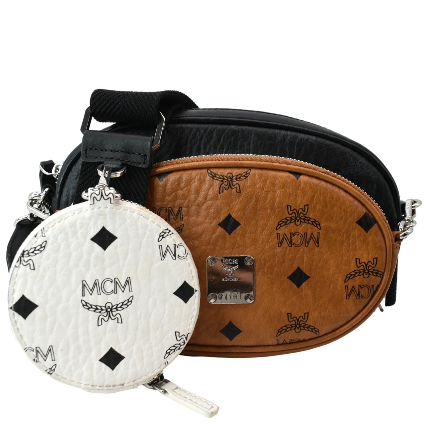 MCM Aren Multifunction Monogram Visetos Crossbody Pouch