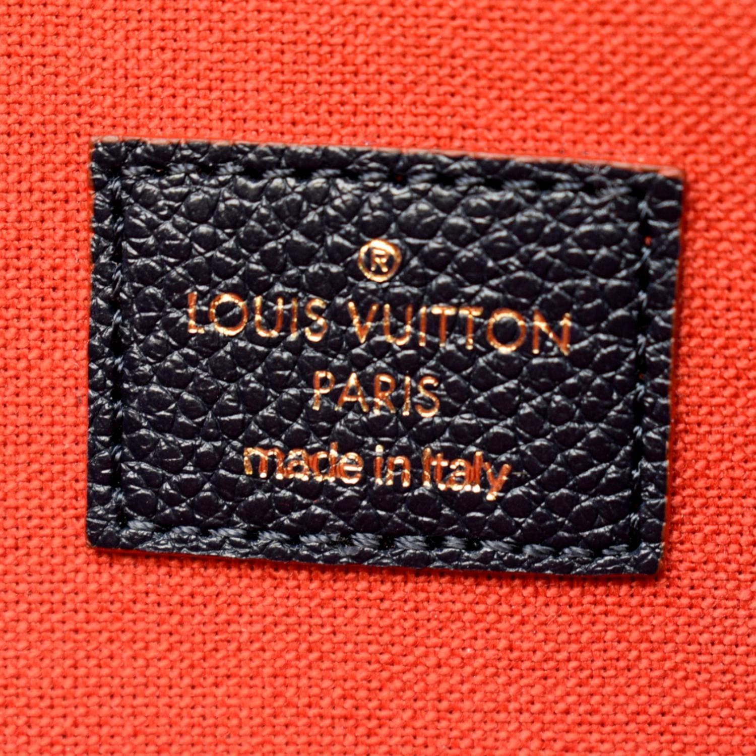 Louis Vuitton Pochette Felicie Zippered Insert Monogram Empreinte Marine  Rouge in Leather with Gold-tone - US