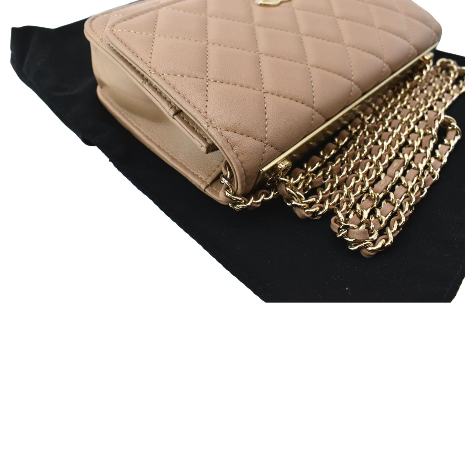 Chanel Wallet on Chain in Brown Caviar - New in Box - The Consignment Cafe