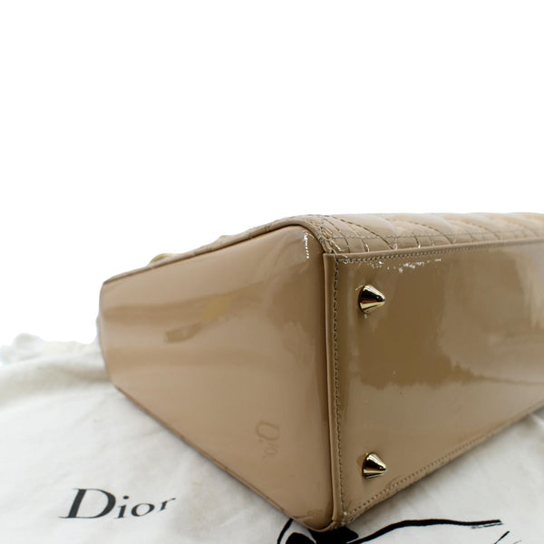 Christian Dior Medium Lady Dior Cannage Leather Bag - Bottom Left