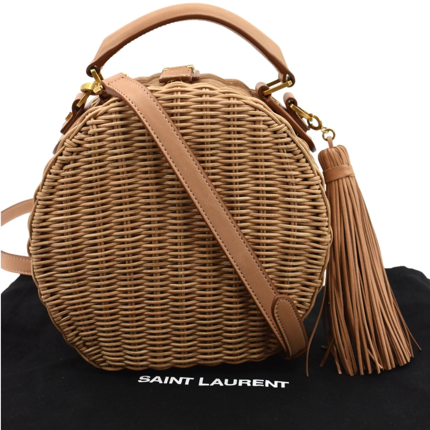 Yves Saint Laurent, Bags, Authentic Ysl Wickerleather Medium Used Bag
