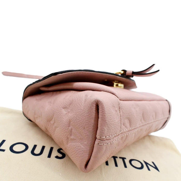 LOUIS VUITTON Blanche BB Empreinte Leather Shoulder Bag Rose Poudre