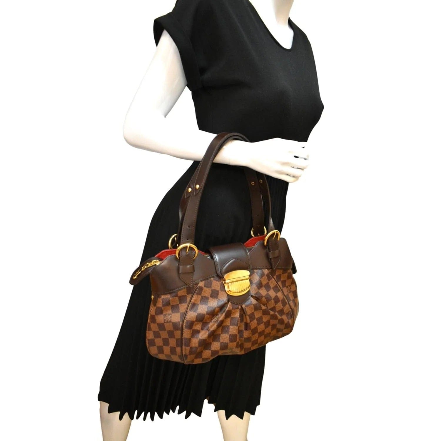 Louis Vuitton Damier Womens Shoulder Bags, Brown