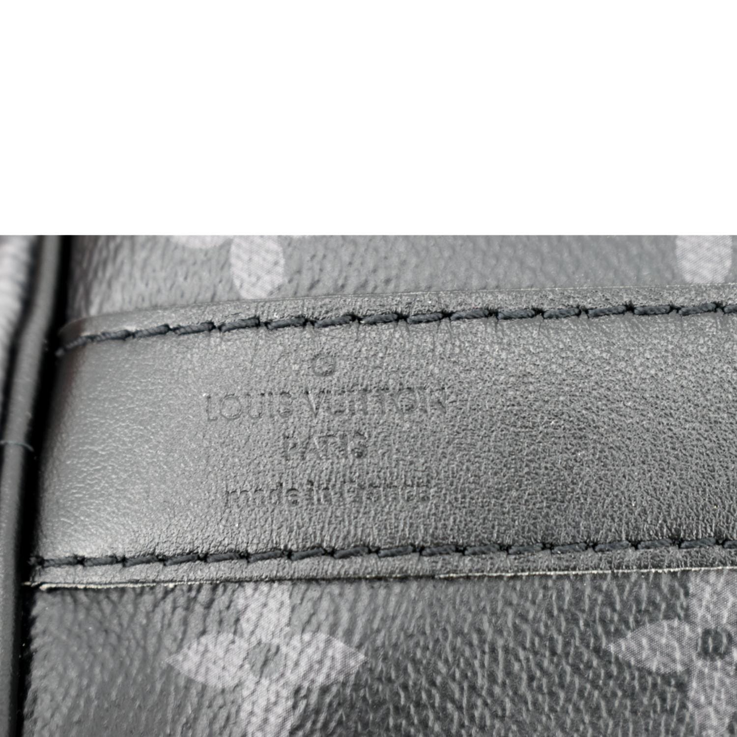Louis Vuitton NEW Monogram Black Silver Top Handle Men's Travel