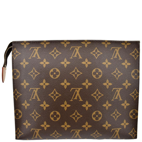 LOUIS VUITTON Toiletry 26 Monogram Canvas Cosmetic Pouch Brown
