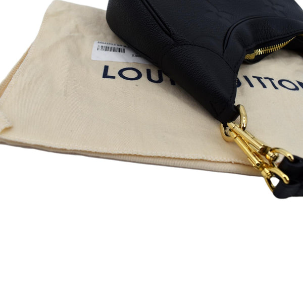 LOUIS VUITTON Bagatelle Monogram Empreinte Shoulder Bag Black