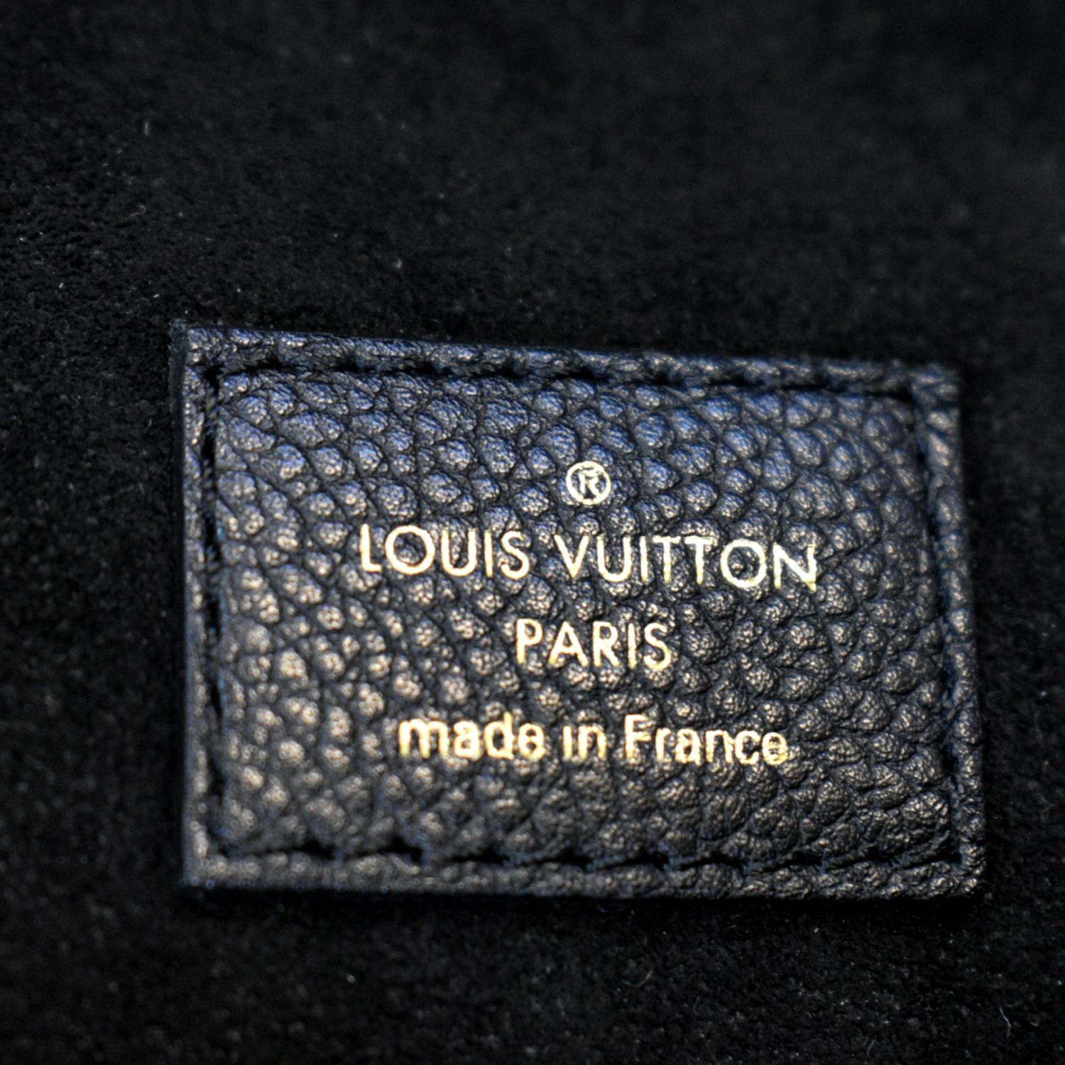 AUTHENTIC - LOUIS VUITTON Black Empreinte Junot Crossbody Handbag