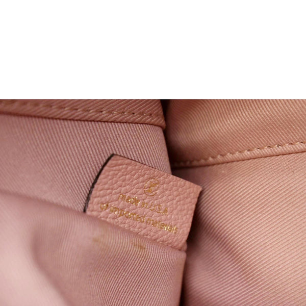 LOUIS VUITTON Blanche BB Empreinte Leather Shoulder Bag Rose Poudre