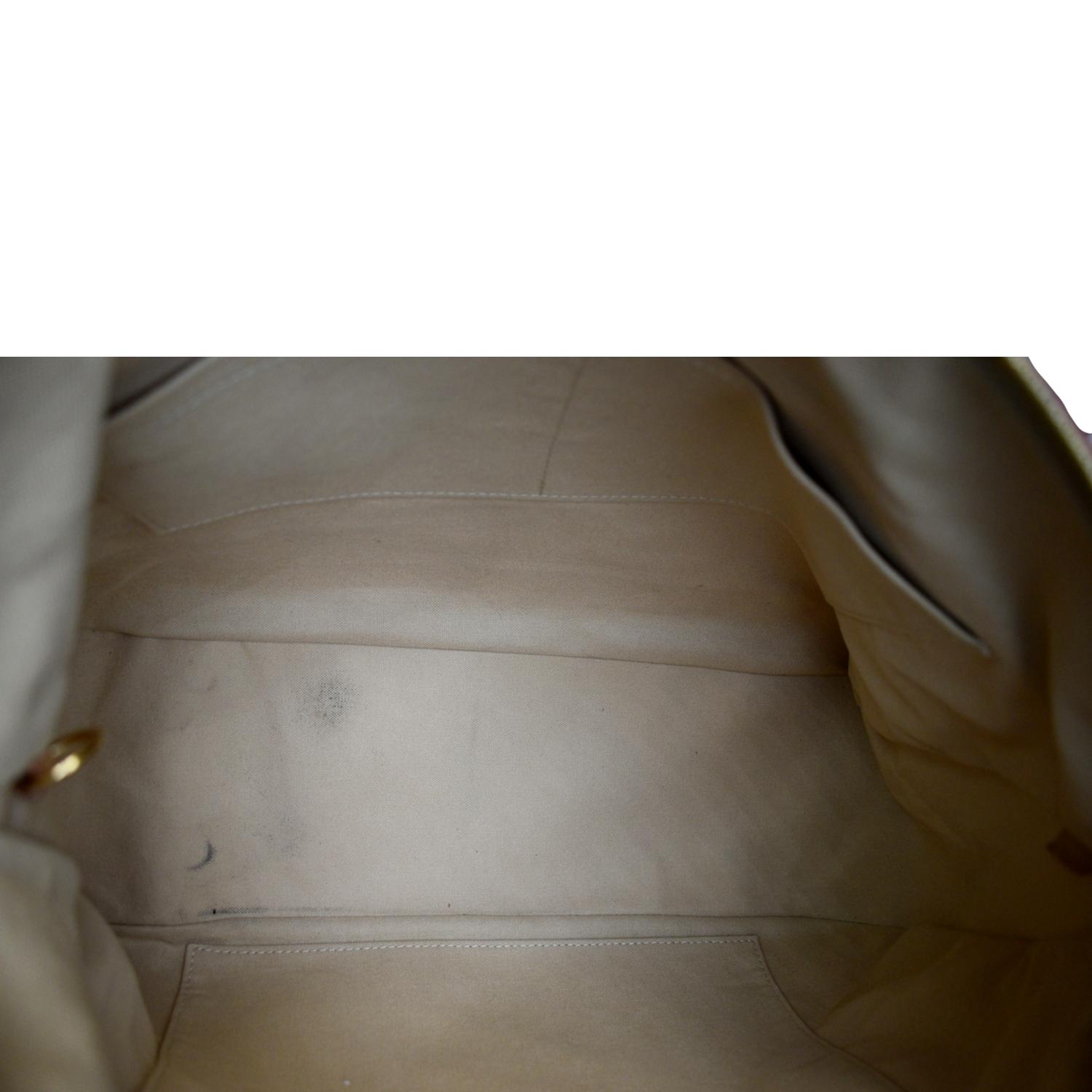 Louis Vuitton Damier Ebene Siracusa GM N41111 White Cloth ref.952184 - Joli  Closet