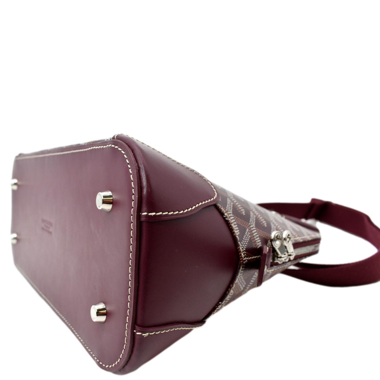 GOYARD Vendome PM Canvas Crossbody Bag Burgundy goyard-vendome-pm-canvas-crossbody-bag-burgundy