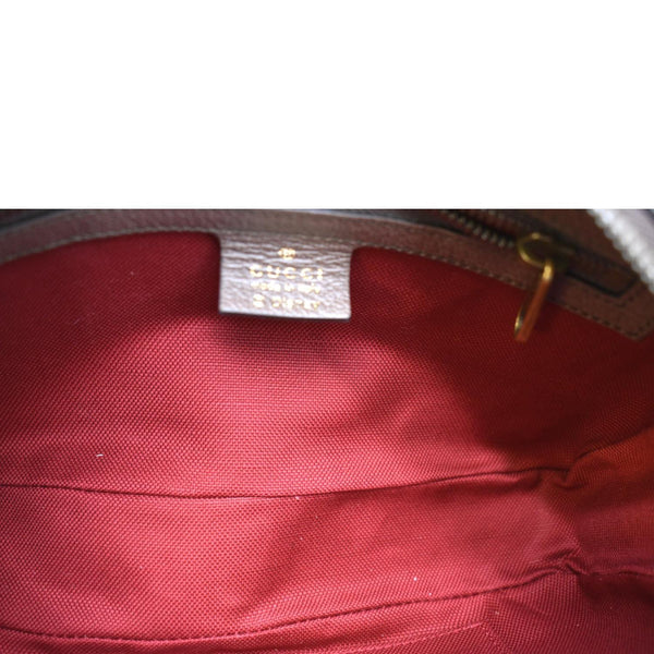 Gucci xDisney GG Supreme Canvas Belt Bag in Beige Color - Inside
