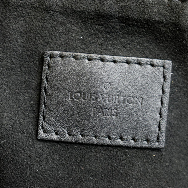 LOUIS VUITTON Flower Zipped MM Monogram Canvas Tote Bag Noir