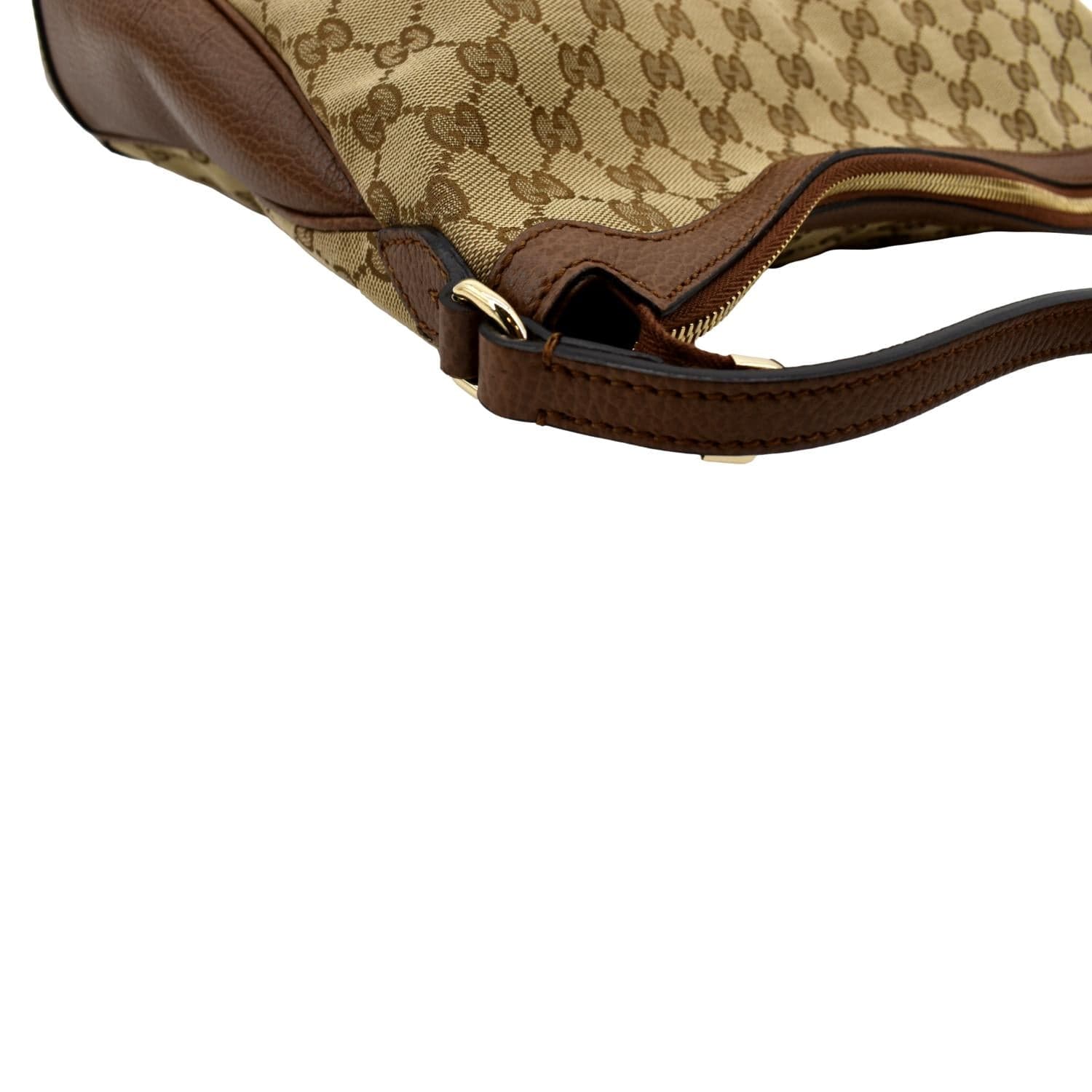 GUCCI ボディバッグ ブラウン キャンバス Gucci Beige/Brown Jumbo GG Canvas Zip Mini Camera Bag | Yoogi's Closet