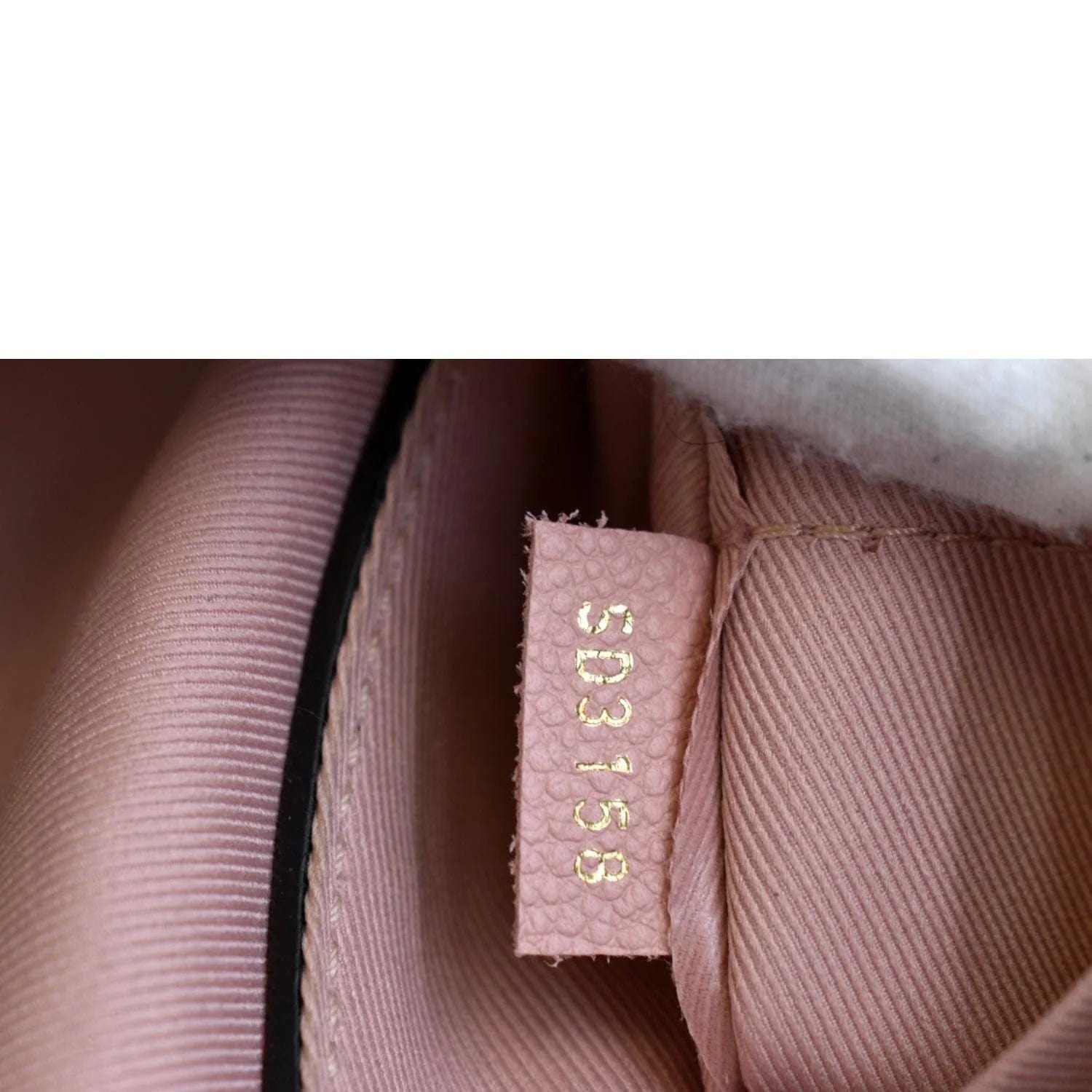 Louis Vuitton Empreinte Rose Poudre Blanche BB