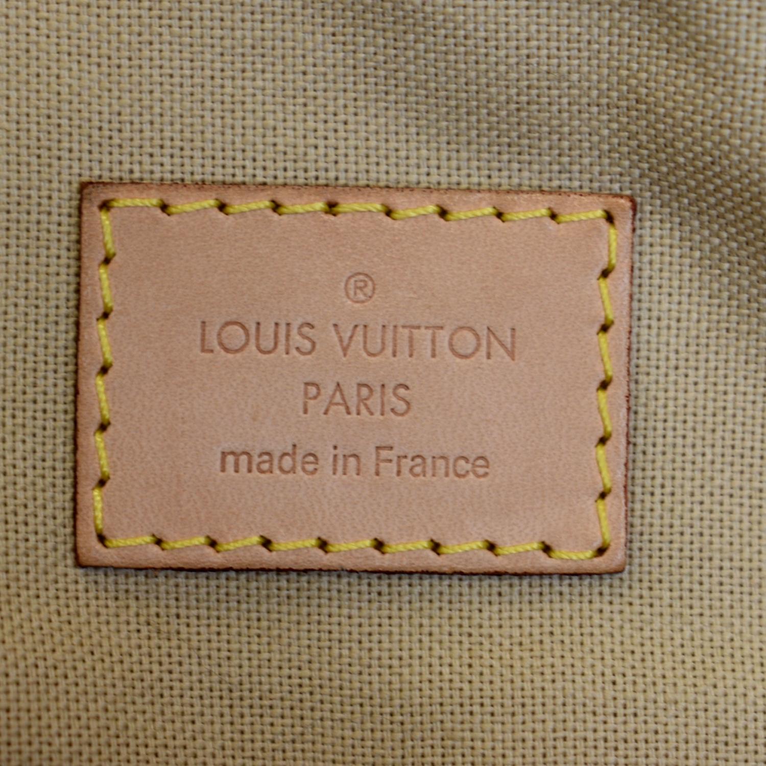 Louis Vuitton Damier Ebene Siracusa GM N41111 White Cloth ref