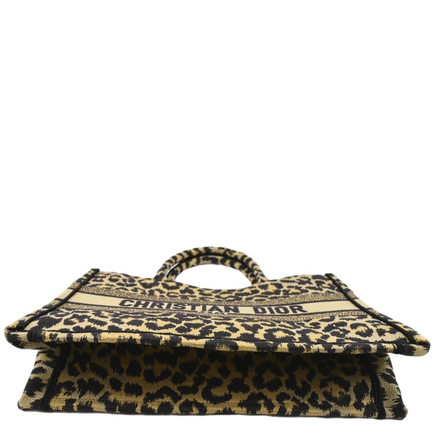 Morgan Medium Leopard Print Canvas Tote Bag