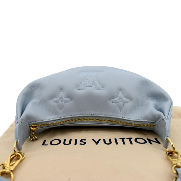 LOUIS VUITTON Over The Moon Calf Leather Shoulder Bag Blue