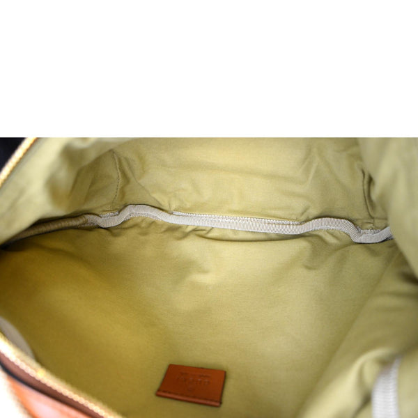 GUCCI Vintage Canvas Belt Bag Beige 575082