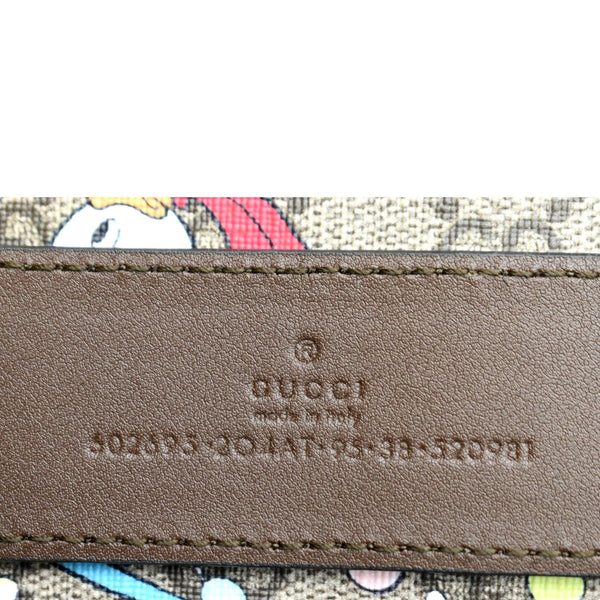 Gucci xDisney GG Supreme Canvas Belt Bag in Beige Color - Print