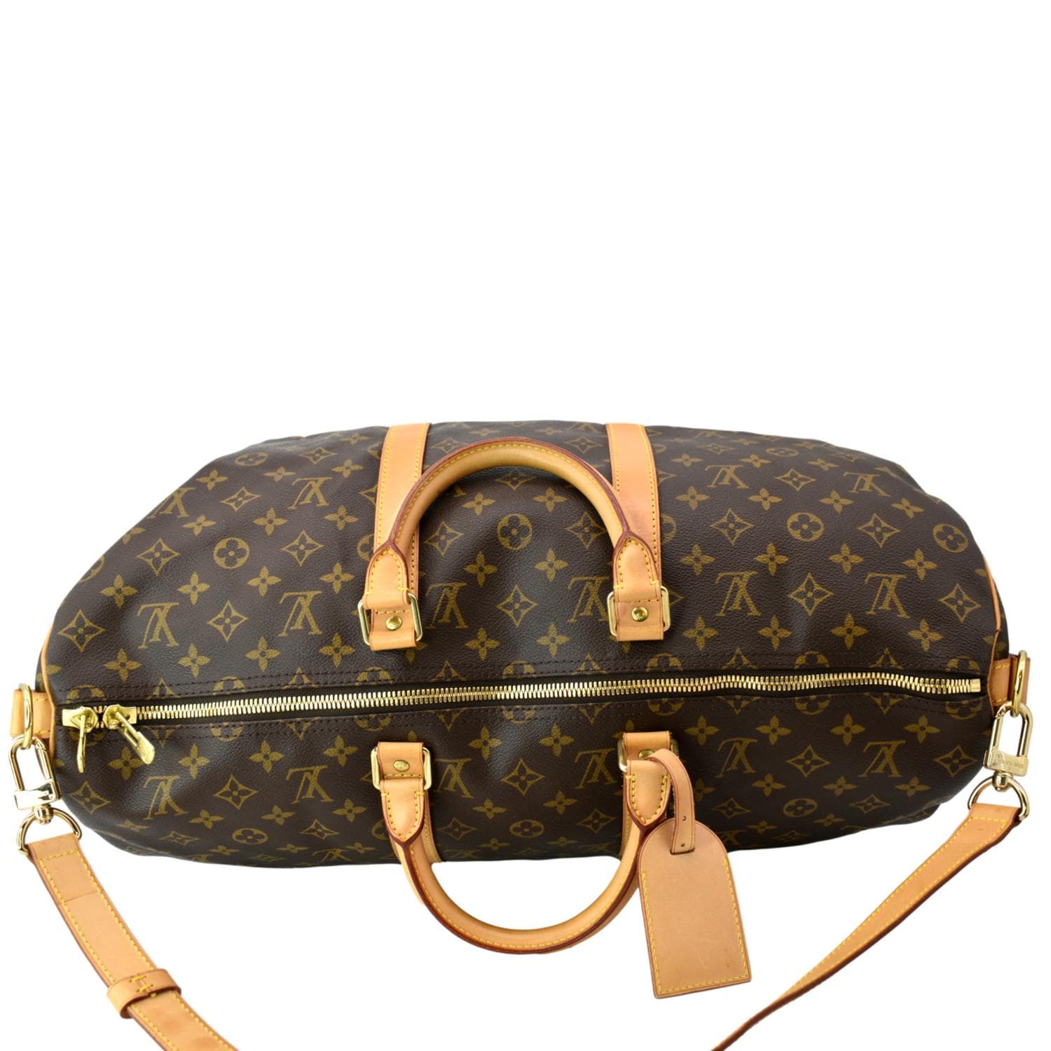 Louis Vuitton Monogram Keepall Bandouliére 50 - Brown Luggage and
