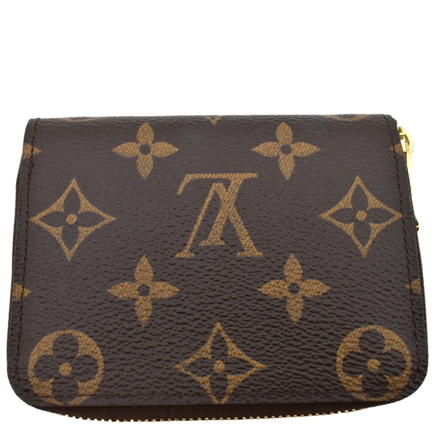 LOUIS VUITTON Monogram Canvas Zippy Coin Purse Brown - sold