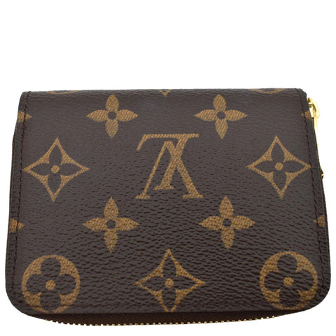 LOUIS VUITTON Monogram Canvas Zippy Coin Purse Brown - sold