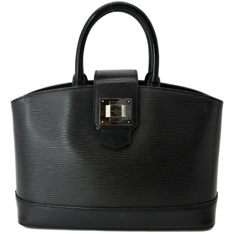 LOUIS VUITTON Mirabeau PM Epi Leather Tote Bag Black