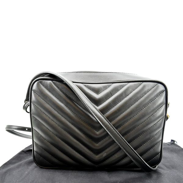 Yves Saint Laurent Lou Chevron Leather Camera Bag - Back