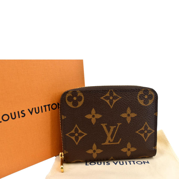 Louis Vuitton Monogram Canvas Zippy Coin Purse Brown - Full View