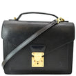 Louis Vuitton Monceau EPI Leather Crossbody Bag Black - DDH