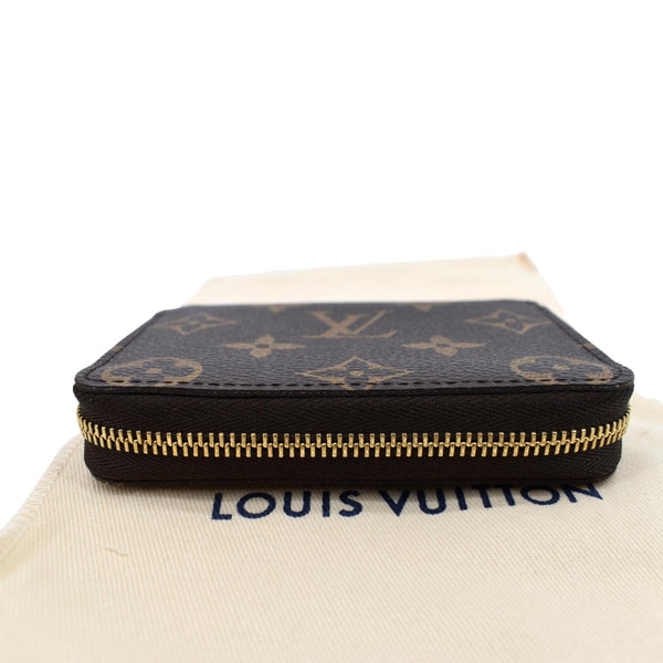 Louis Vuitton Monogram Canvas Zippy Coin Purse Brown - Top