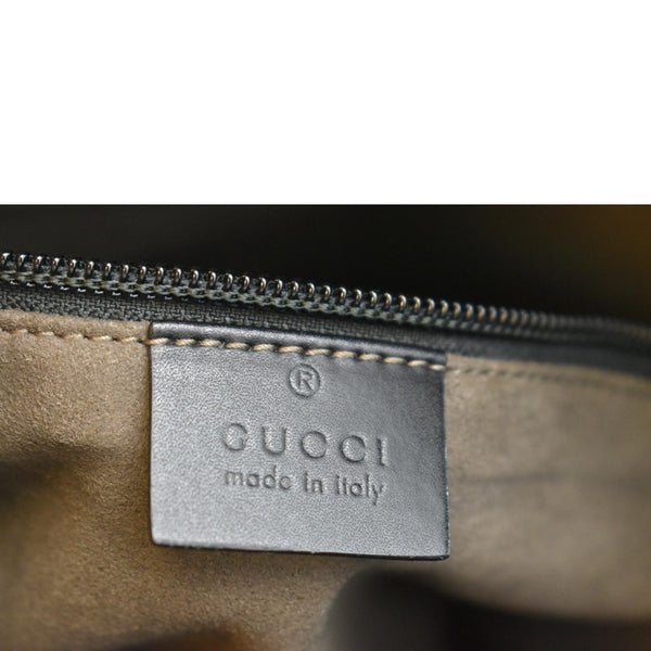 GUCCI Flat GG Supreme Canvas Messenger Bag Beige 473878