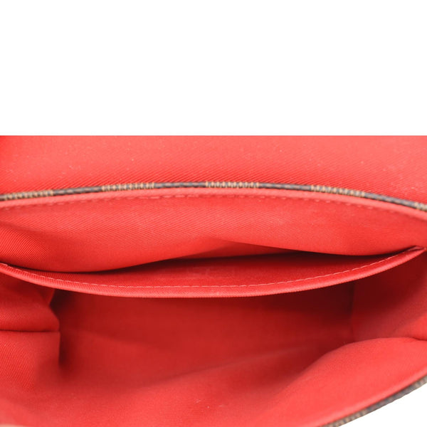 Louis Vuitton Croisette Damier Ebene Crossbody Bag Brown - Inside