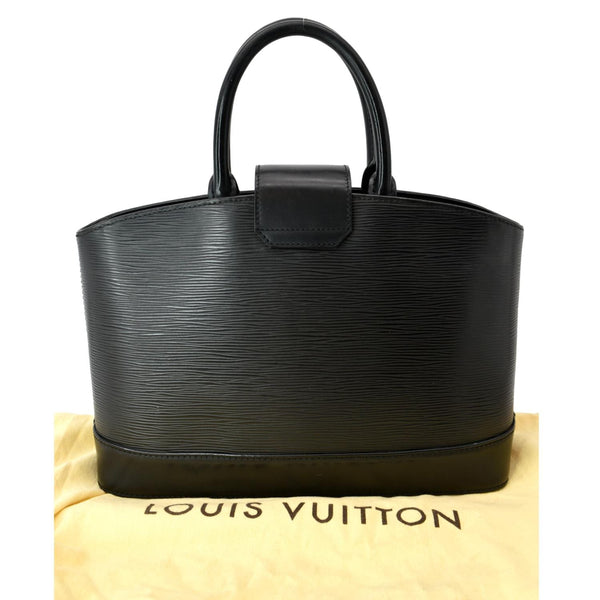 LOUIS VUITTON Mirabeau PM Epi Leather Tote Bag Black